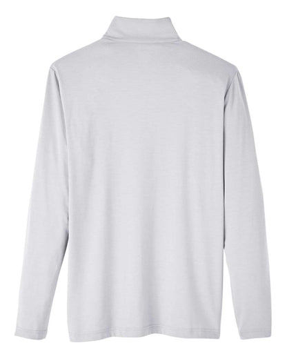 North End Men's JAQ Stretch Performance Snap-Neck Pullover NE400 #color_Platinum