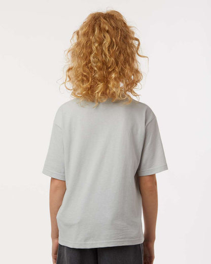 M&O Youth Gold Soft Touch T-Shirt 4850 #colormdl_Platinum