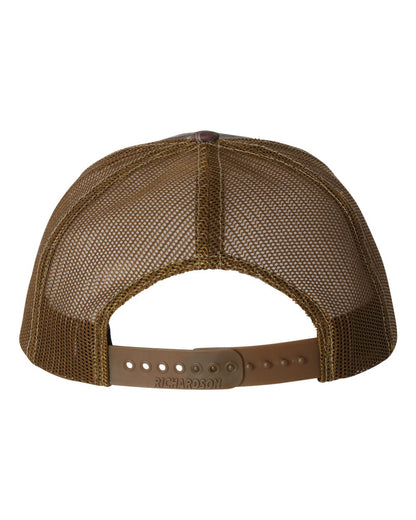 Richardson Printed Trucker Cap 112P #color_Kryptek Highlander - Buck