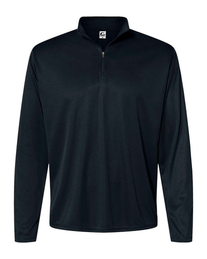 C2 Sport Men's Quarter-Zip Pullover 5102 #color_Black