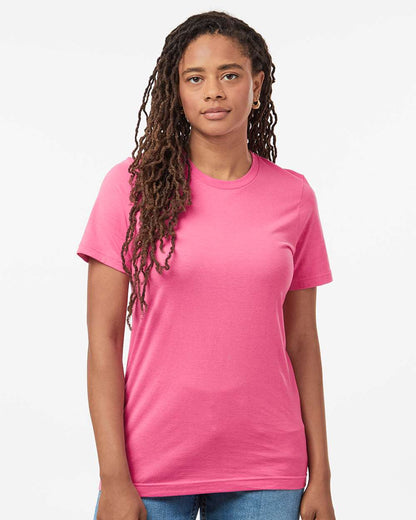 Tultex Combed Cotton T-Shirt 602 #colormdl_Charity Pink