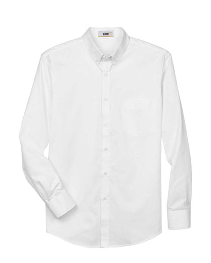 CORE365 Men's Operate Twill Dress Shirt 88193 #color_White