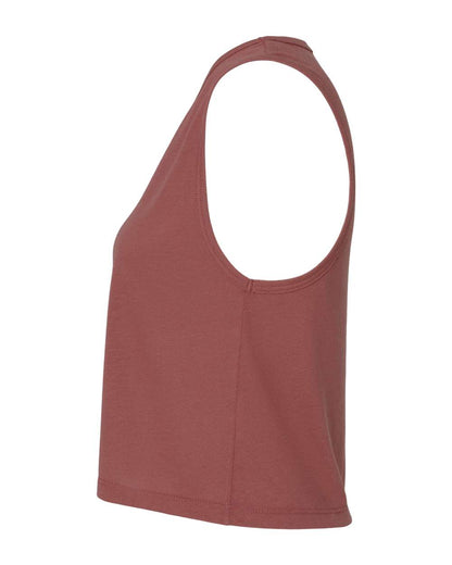 Next Level Women's Festival Crop Tank 5083 #color_Smoked Paprika