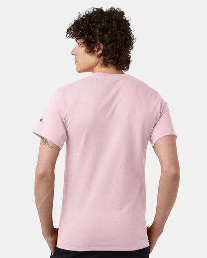 Champion Unisex Classic T-Shirt T425 #colormdl_Pink Candy