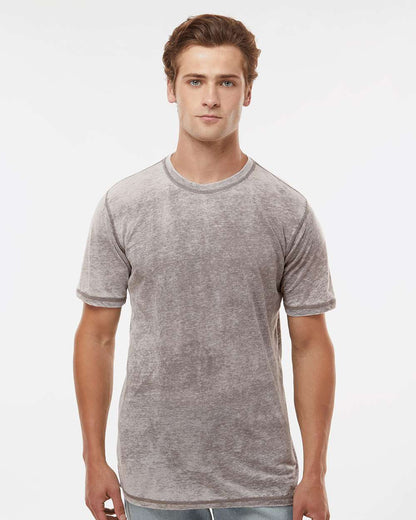 J. America Unisex Zen Jersey T-Shirt 8115 #colormdl_Cement
