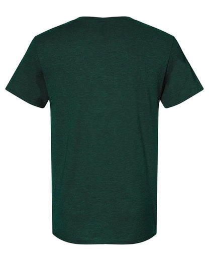 JERZEES Premium Blend Ring-Spun T-Shirt 560MR #color_Forest Green Heather