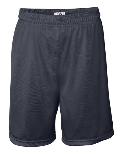 Badger Mini Mesh 7'' Inseam Shorts 7237 #color_Navy