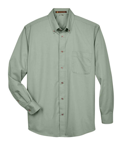 Harriton Men's Easy Blend™ Twill Shirt M500 #color_Dill