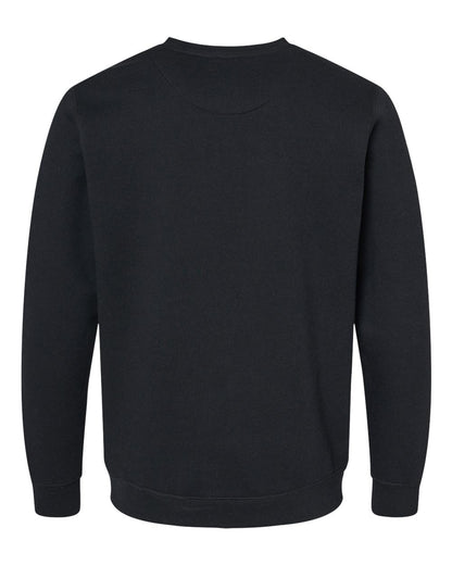 LAT Unisex Elevated Fleece Crewneck Sweatshirt 6925 #color_Black