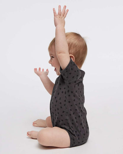 Rabbit Skins Infant Fine Jersey Bodysuit 4424 #colormdl_Slate Spot