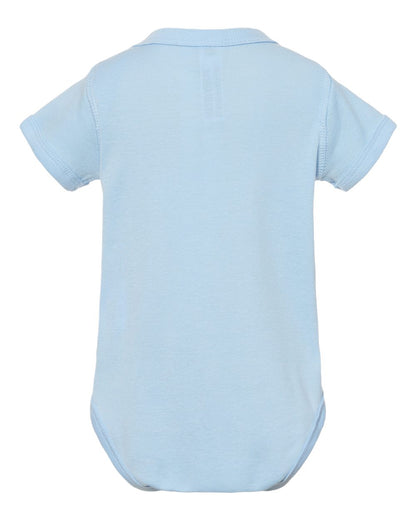 Rabbit Skins Infant Baby Rib Bodysuit 4400 #color_Light Blue
