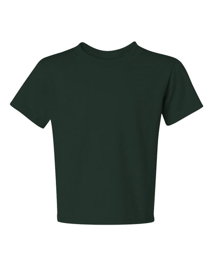 JERZEES Youth Dri-Power® 50/50 T-Shirt 29BR #color_Forest Green