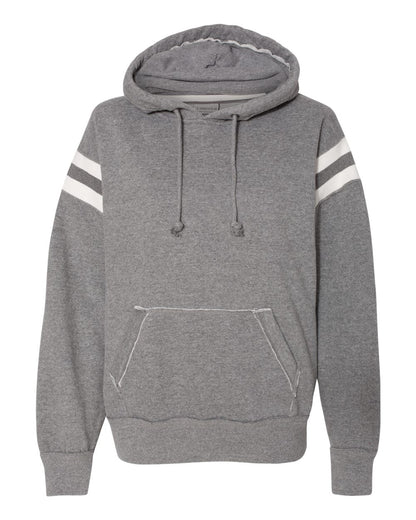 J. America Men's Vintage Athletic Hooded Sweatshirt 8847 #color_Smoke Heather