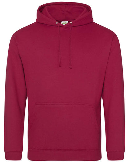 AWDis Unisex College Hooded Sweatshirt JHA001 #color_Red Hot Chilli