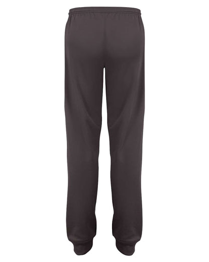 Badger Youth Performance Fleece Joggers 2475 #color_Graphite