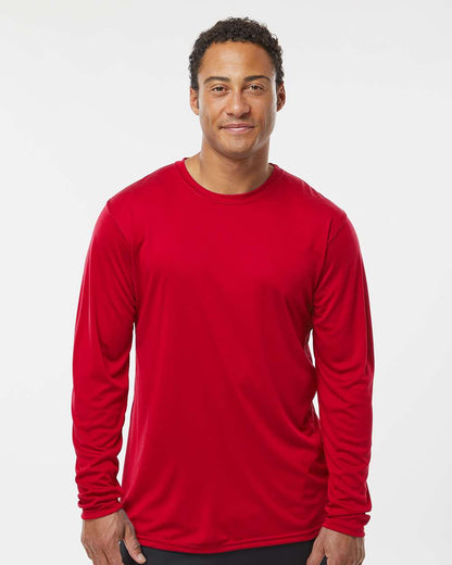 Holloway Men's Momentum Long Sleeve T-Shirt 222822 #colormdl_Scarlet