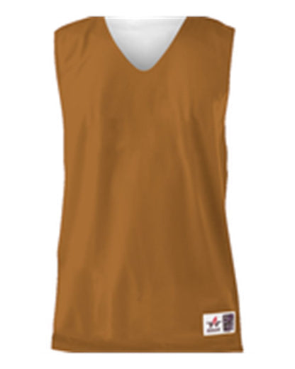 Alleson Athletic Reversible Mesh Tank 560R #color_Texas Orange/ White