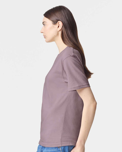American Apparel Unisex Fine Jersey Tee 2001 #colormdl_Smokey Violet