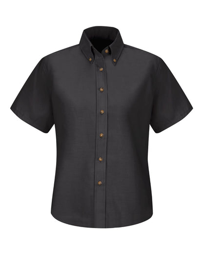 Red Kap Women's Poplin Dress Shirt SP81 #color_Black