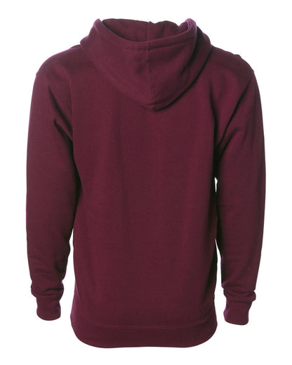 Independent Trading Co. Heavyweight Full-Zip Hooded Sweatshirt IND4000Z #color_Maroon