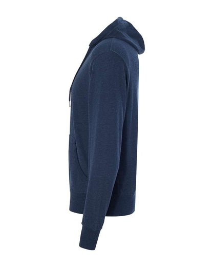 Independent Trading Co. Midweight French Terry Hooded Sweatshirt PRM90HT #color_Navy Heather