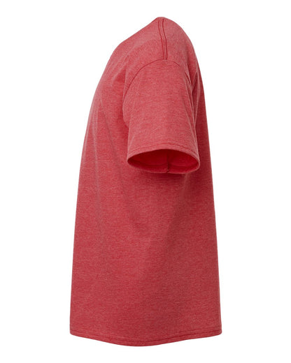 Gildan Youth Softstyle® T-Shirt 64000B #color_Heather Red