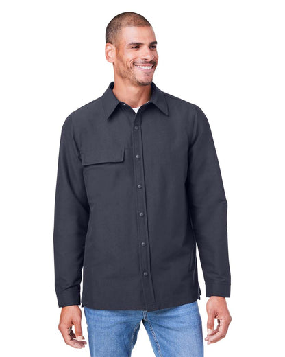 Harriton Unisex Flex Twill Overshirt M72 #colormdl_Dark Charcoal