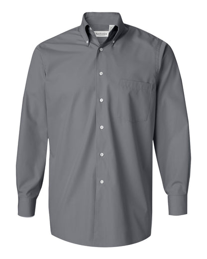 Van Heusen Men's Silky Poplin Shirt 13V0113 #color_Slate