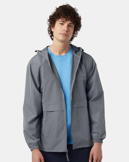 Champion Unisex Full-Zip Anorak Jacket CO125 #colormdl_Graphite
