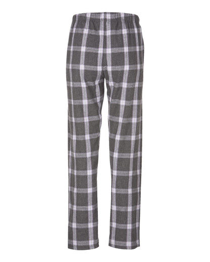 Boxercraft Women's Haley Flannel Pants BW6620 #color_Charcoal Lavender Tomboy Plaid