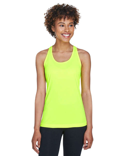 Team 365 Women's Zone Performance Racerback Tank TT11WRC #colormdl_Safety Yellow