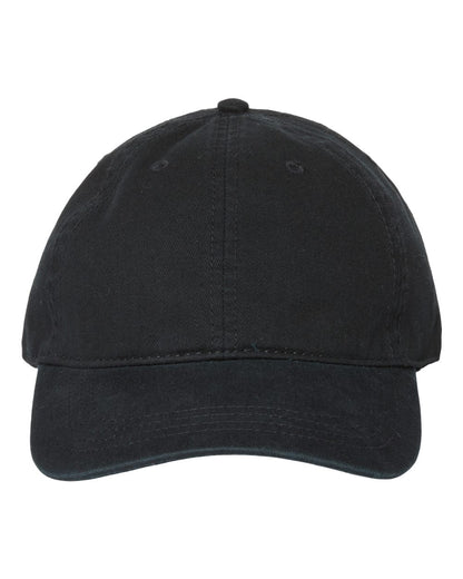 CAP AMERICA Relaxed Golf Dad Hat i1002 #color_Black