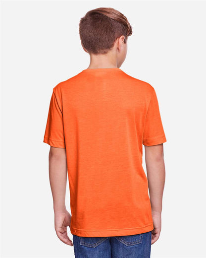 CORE365 Youth Fusion ChromaSoft™ Performance T-Shirt CE111Y #colormdl_Campus Orange