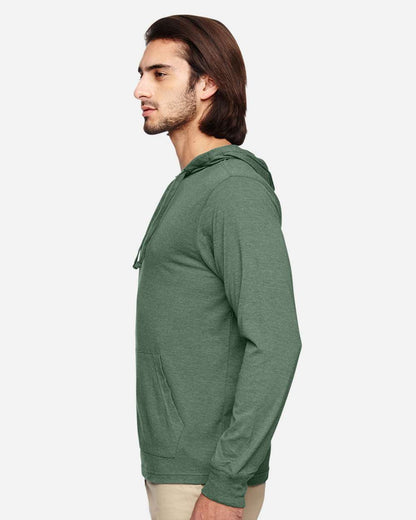 econscious Unisex Eco Jersey Pullover Hooded Long Sleeve T-Shirt EC1085 #colormdl_Asparagus