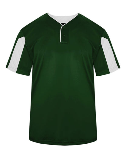 Alleson Athletic Striker Placket 7976 #color_Forest/ White