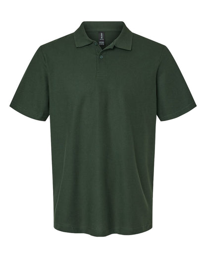 Gildan Unisex Softstyle® Pique Polo 64800 #color_Forest Green