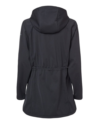 Columbia Women's Flora Park™ II Soft Shell Long Length Jacket 208499 #color_Black