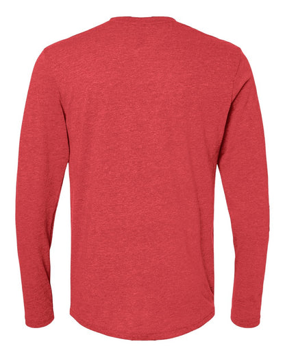 Next Level Triblend Long Sleeve T-Shirt 6071 #color_Vintage Red