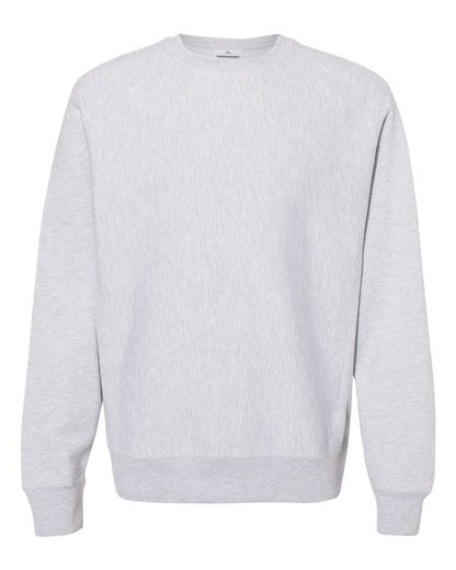 Independent Trading Co. Unisex Legend Premium Heavyweight Cross-Grain Crewneck Sweatshirt IND5000C #color_Grey Heather