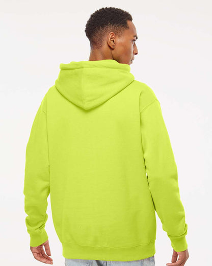 Independent Trading Co. Unisex Heavyweight Hooded Sweatshirt IND4000 #colormdl_Safety Yellow