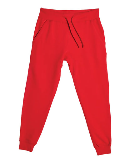 Lane Seven Unisex Premium Jogger Pants LST006 #color_Red