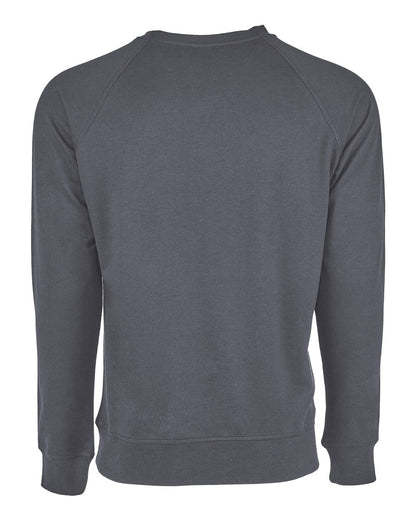 Next Level Laguna Raglan Crewneck Sweatshirt 9000 #color_Heavy Metal