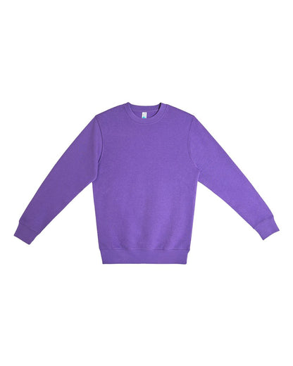 Lane Seven Unisex Premium Crewneck Sweatshirt LS14004 #color_Purple