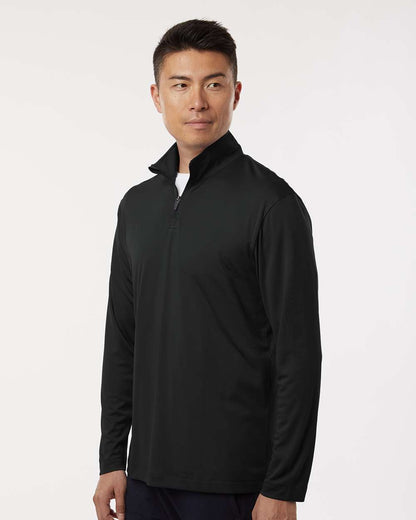 AllPro Men's Pro-Lock Performance Quarter-Zip Pullover 41870 #colormdl_Black