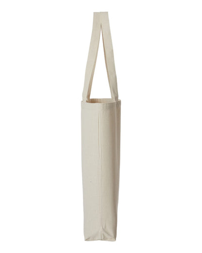 OAD Midweight Recycled Gusseted Tote OAD106R #color_Recycled Natural