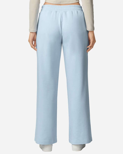 American Apparel Women's French Terry Wide Leg Pants FTP00 #colormdl_Powder Blue