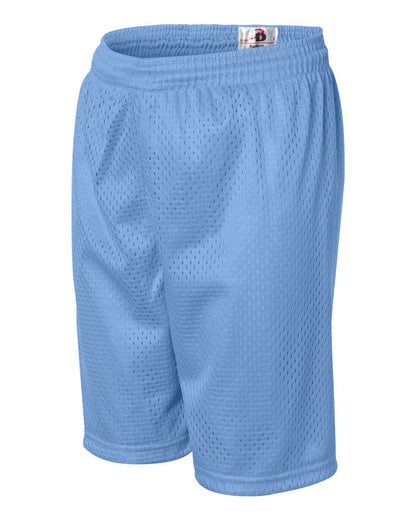 Badger Youth Pro Mesh 6" Shorts 2207 #color_Columbia Blue 