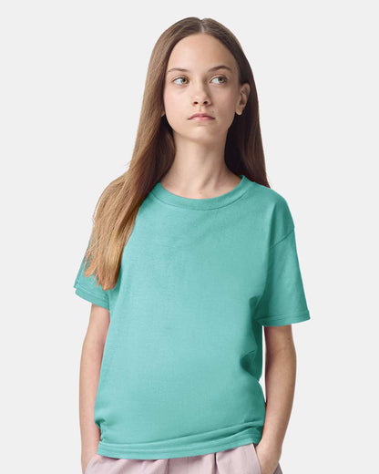 American Apparel Youth Fine Jersey Tee 2001Y #colormdl_Celadon