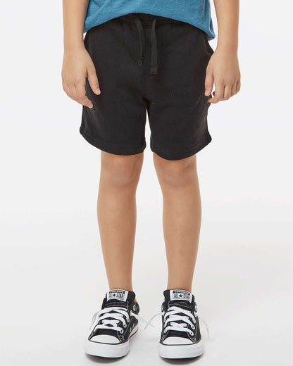 Independent Trading Co. Toddler Lightweight Special Blend Fleece Shorts PRM11SRT #colormdl_Black