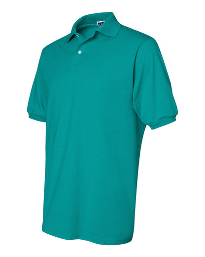 JERZEES Men's SpotShield® 50/50 Polo 437MSR #color_Jade